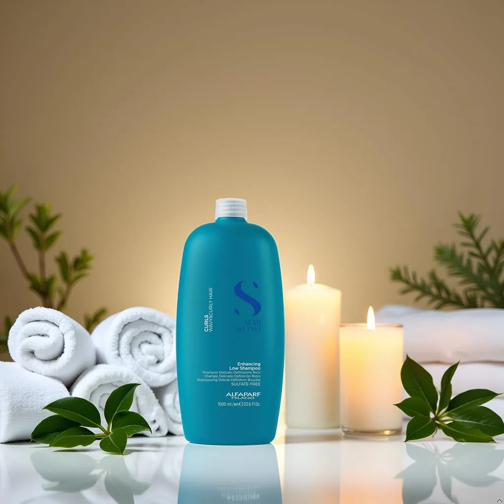 Шампунь Alfaparf Milano Semi Di Lino Curls Enhancing без сульфатов для волнистых и кудрявых волос - увлажняет и питает - уменьшает пушистость - защищает от влажности - подходит для веганов 1000 мл (.) — фото 4