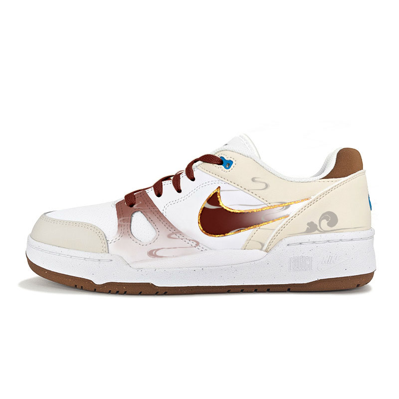 

Nike Full Force Golden Hook Auspicious Cloud Low top Skateboard Shoes мужские бежево-желтые