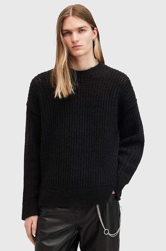 

Свитер с добавлением шерсти HARLEN CREW Allsaints, черный