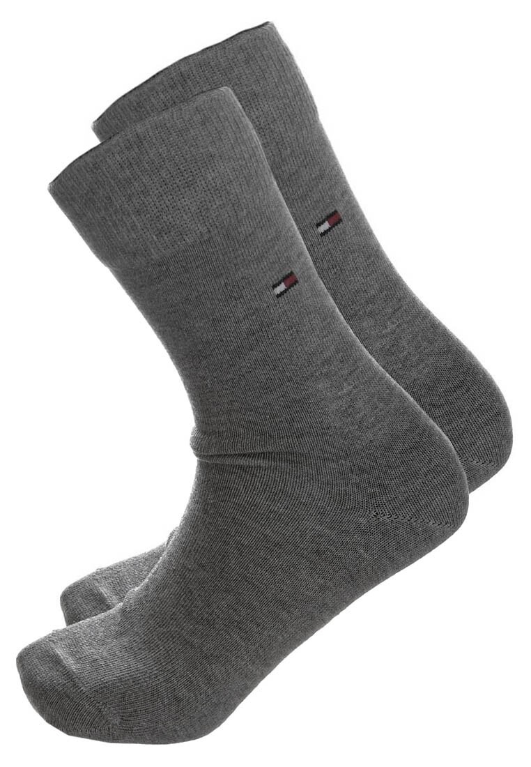

Носки Children Basic 2 Pack Tommy Hilfiger, цвет middle grey melange