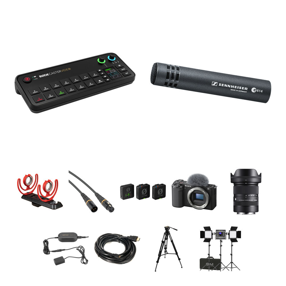 

Производственный видеомикшер RODE RODECaster Video Single-Camera Cooking/Unboxing Kit