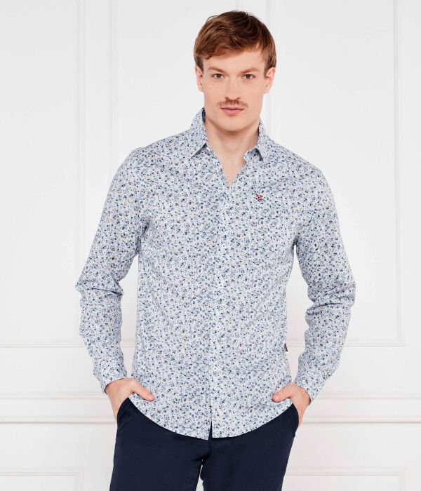 

Рубашка в зелёном цвете Regular fit Napapijri, синий