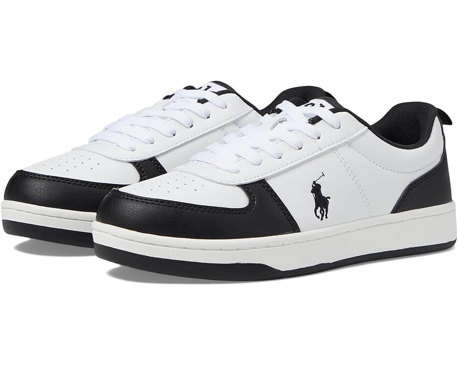 

Кроссовки Polo Ralph Lauren Kids Polo Court II, черный/белый