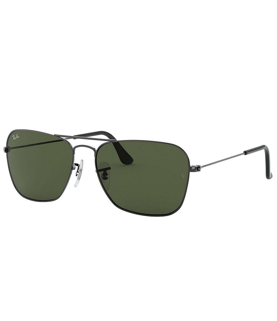 

Прямоугольные солнцезащитные очки Ray-Ban унисекс 0RB3136 Caravan X 58 мм, серый
