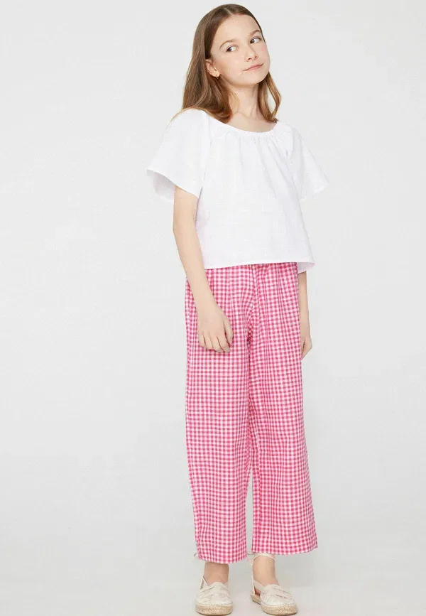 Брюки с эффектом канваса Tezenis, розовый