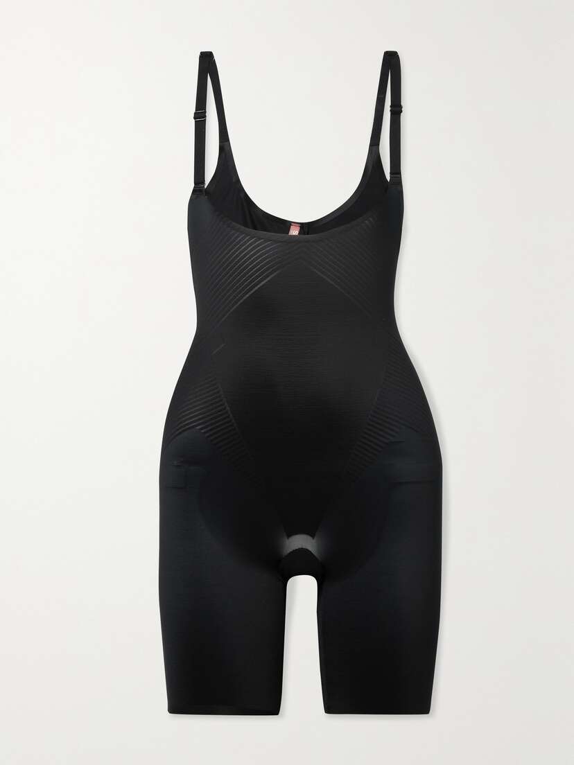 

Невидимый боди Spanxshape с открытой грудью Spanx, черный