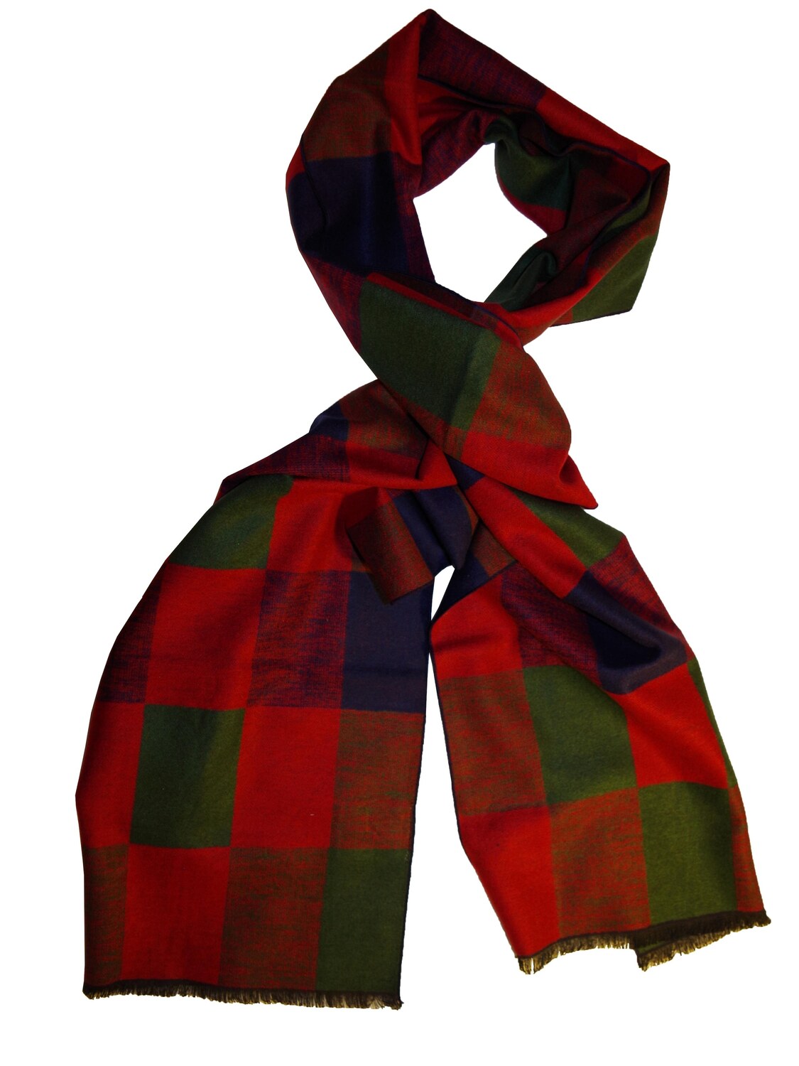 

Posh Gear Шарф 'Rettangolo' в темно-красном цвете