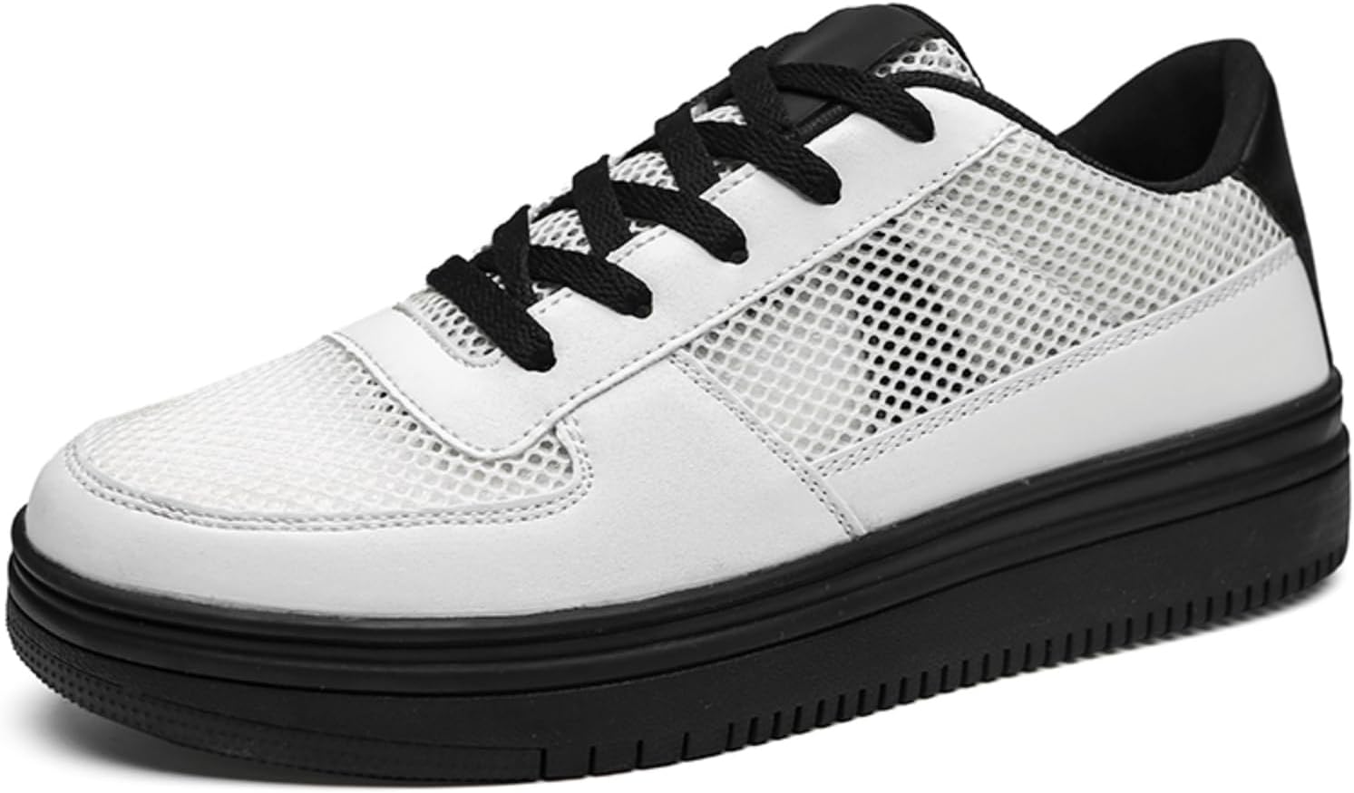 

Кроссовки с дышащей сеткой - стильная повседневная спортивная обувь - идеально подходят для прогулок по городу, встреч с друзьями на выходных и ежедневных поездок Khwfjas, черный