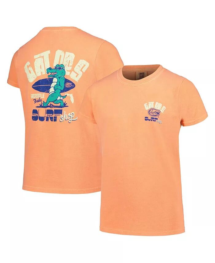 

Футболка с изображением больших мальчиков и девочек Orange Florida Gators Hyperlocal Comfort Colors Image One
