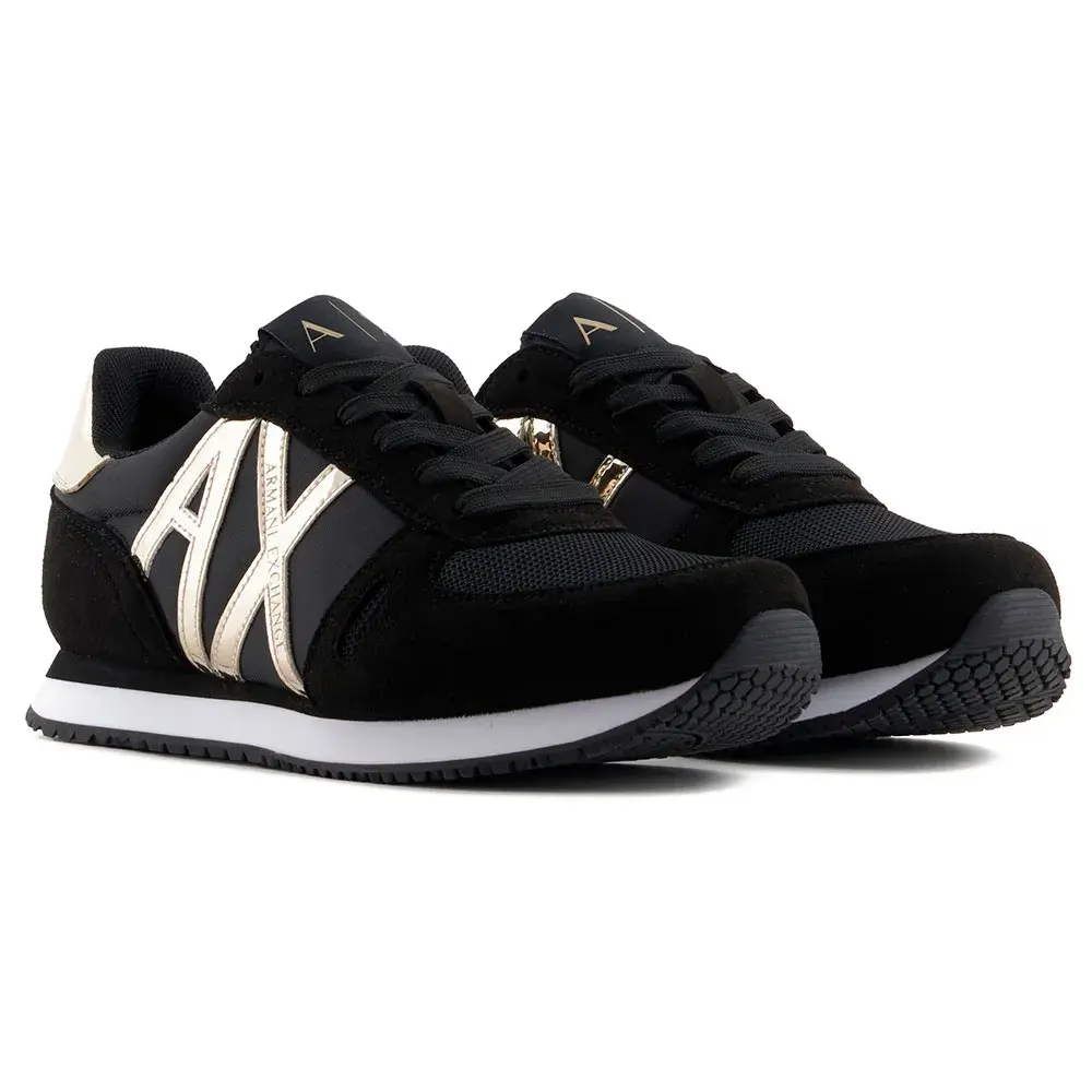 Кроссовки Armani Exchange Classique Contrasté, черный