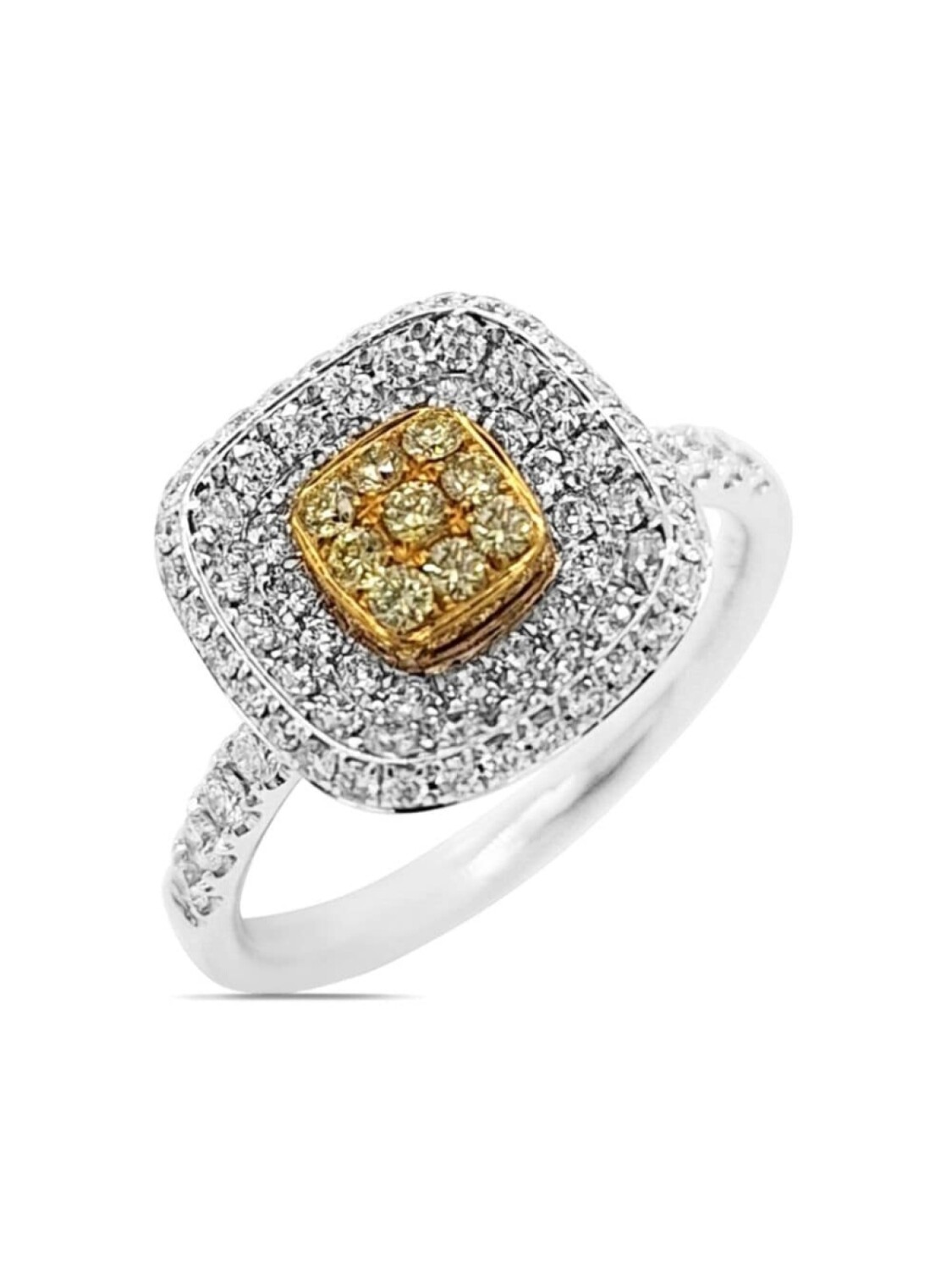 

Платиновое кольцо с бриллиантами HYT Jewelry, серебряный