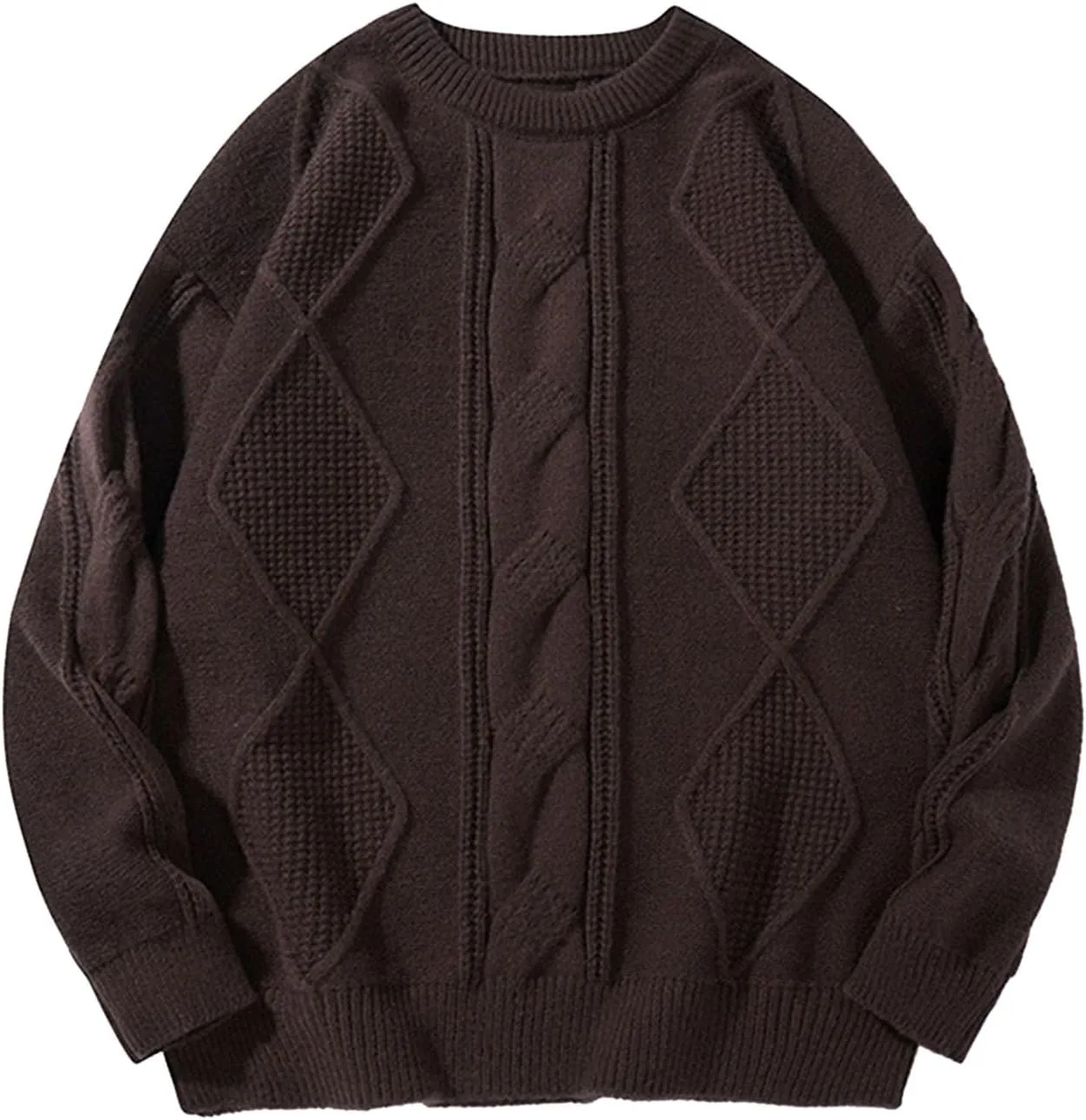 

Стильный джерси джемпер для мужчин, уютный вязаный пуловер с длинными рукавами Cambkatl