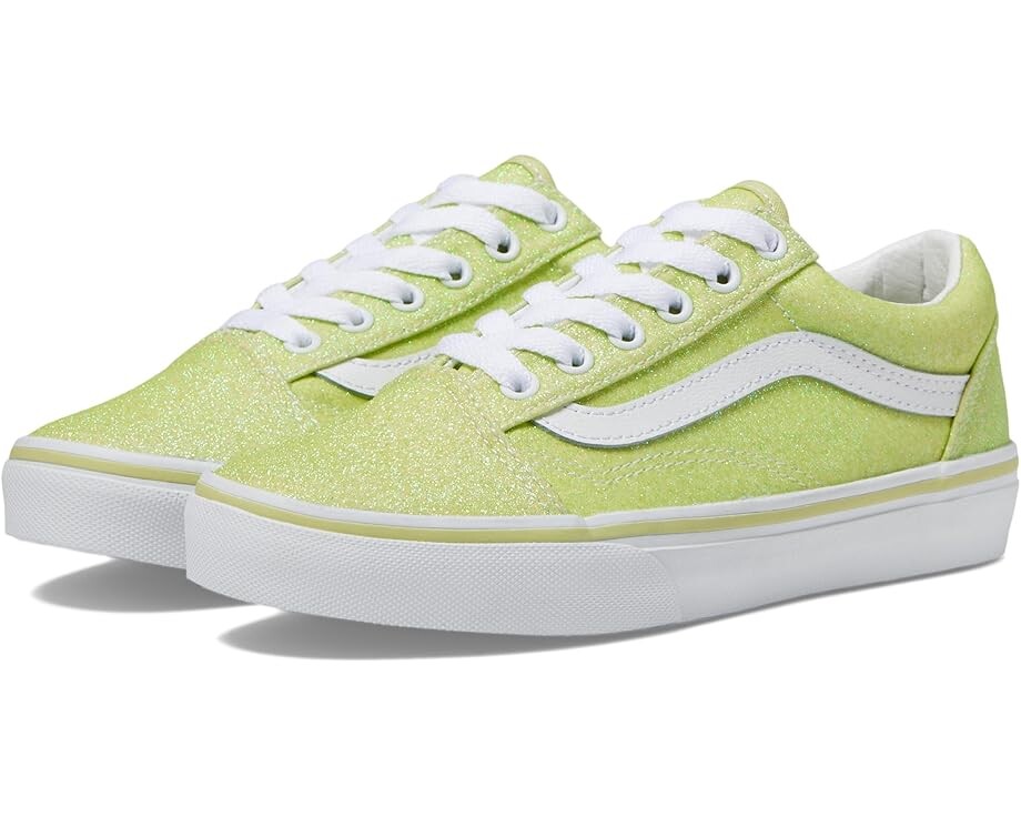 

Кроссовки Vans Kids Old Skool, цвет Glitter Lime Sherbet