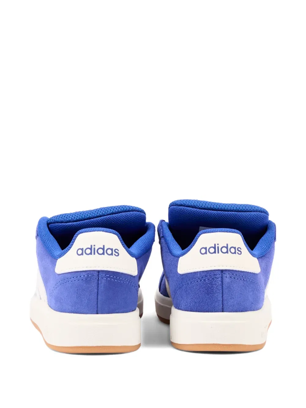 Полосатые кроссовки Adidas Kids, синий — фото 4
