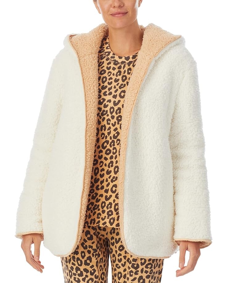 

Куртка Sanctuary Reversible Sherpa Hooded, белый