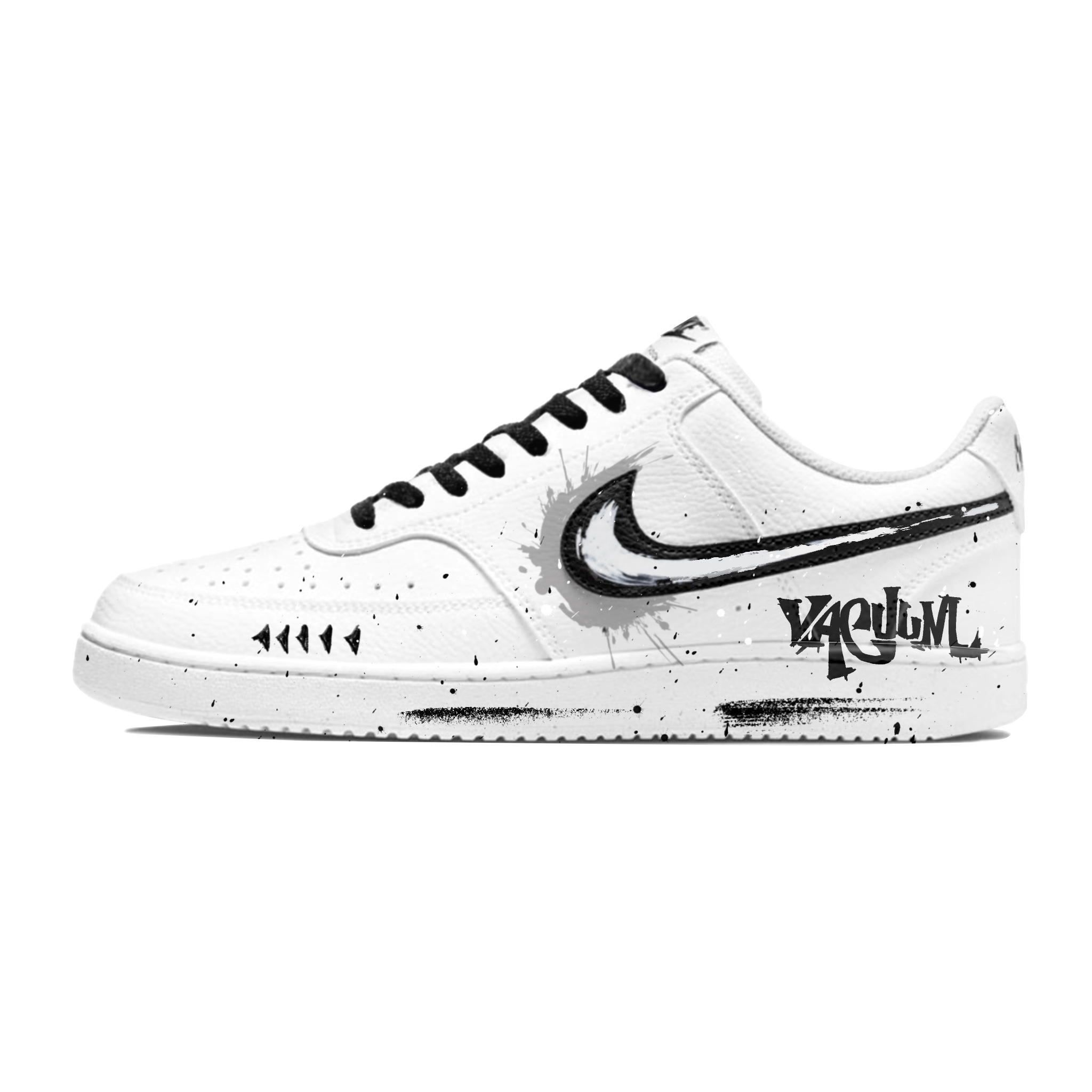 

Nike Кроссовки для скейтбординга Court Vision 1 Low Top, мужские, черно-белые