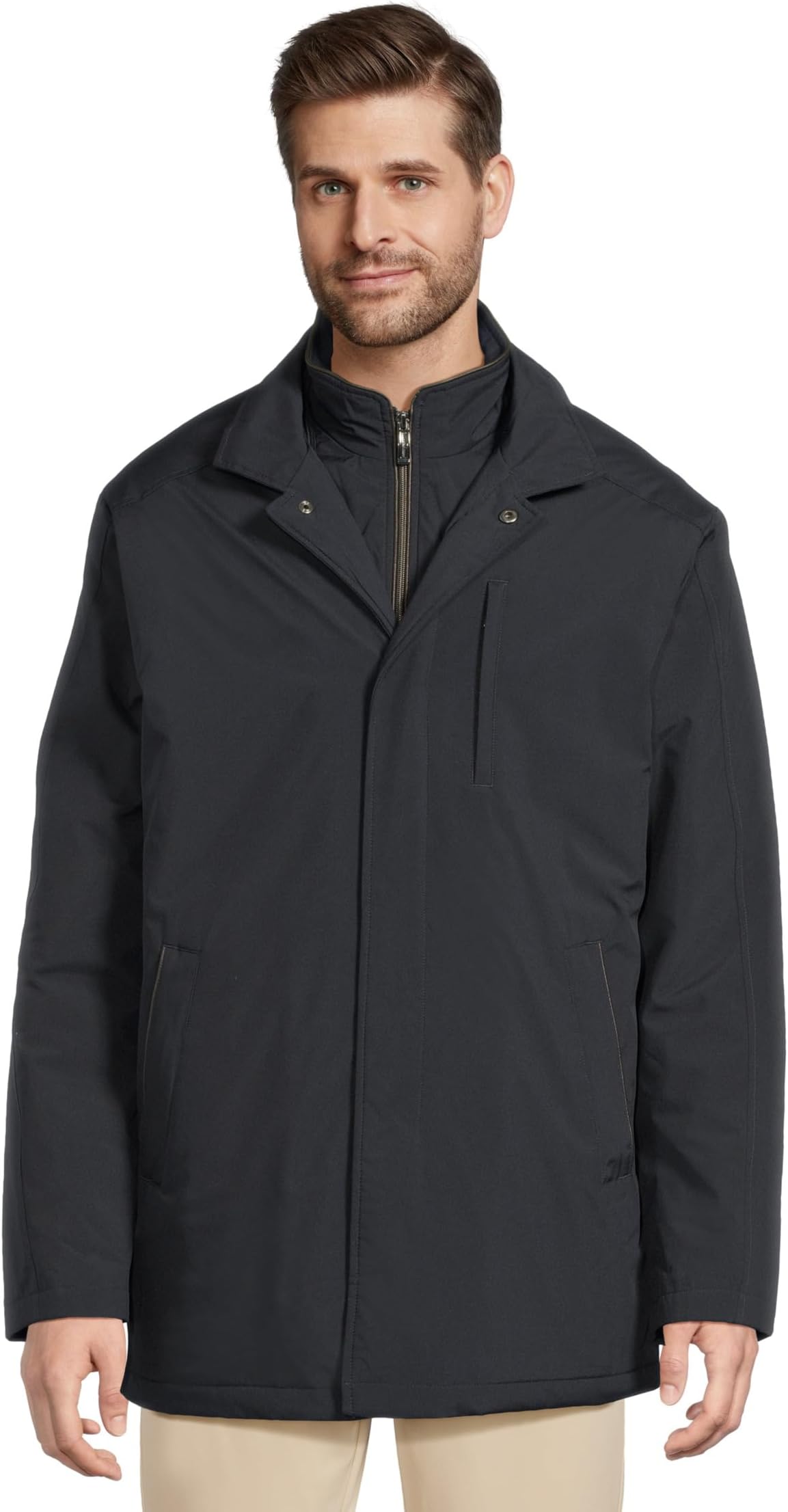 

Пальто Johnston & Murphy Upton City Coat, темно-синий