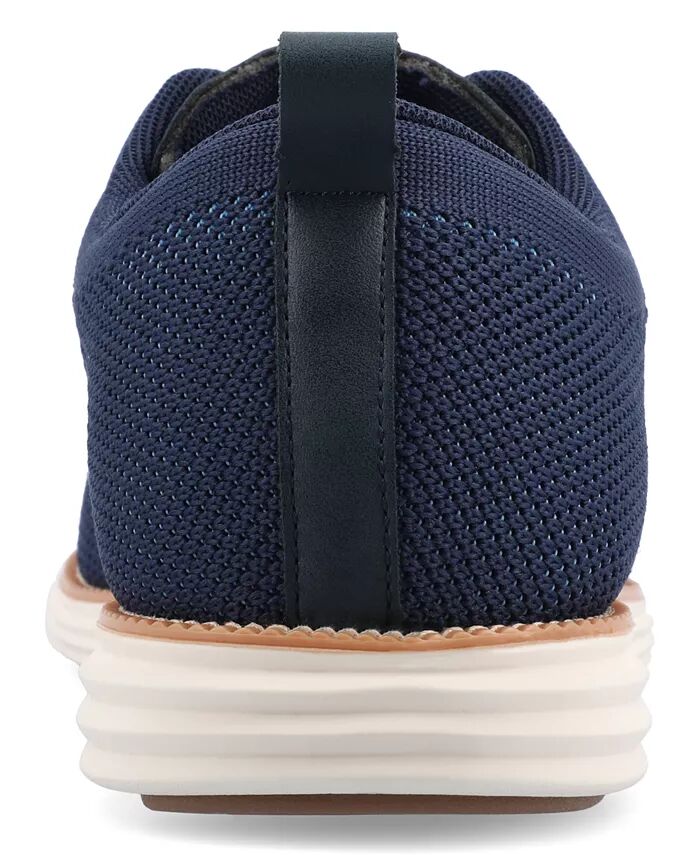 Мужские туфли Ezra Tru Comfort Foam Knit Wingtip Vance Co., синий — фото 3