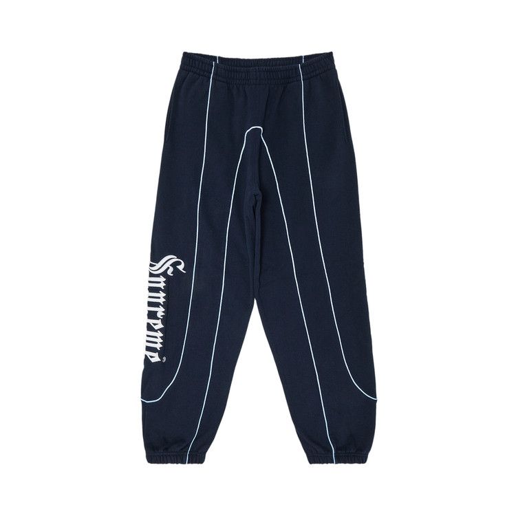 

Спортивные брюки Supreme Curve Piping Sweatpant, Navy