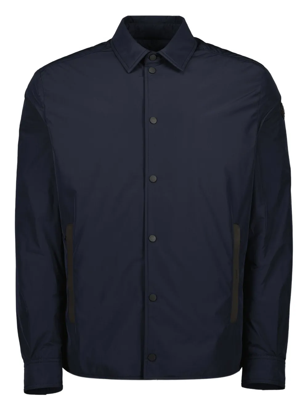 

Стеганая куртка с нашивкой-логотипом MONCLER, синий