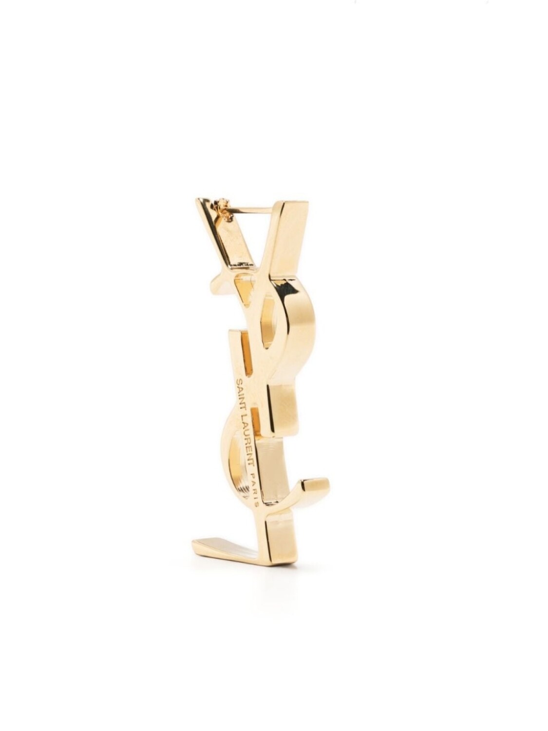 

Серьга с монограммой Saint Laurent, золотой
