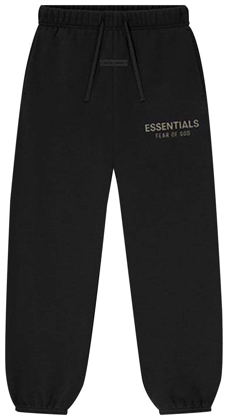 

Детские классические флисовые спортивные штаны Fear of God Essentials, черный