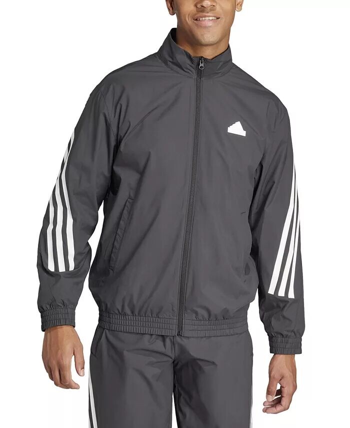 

Мужская тканая спортивная куртка в полоску Future Icons adidas, черный