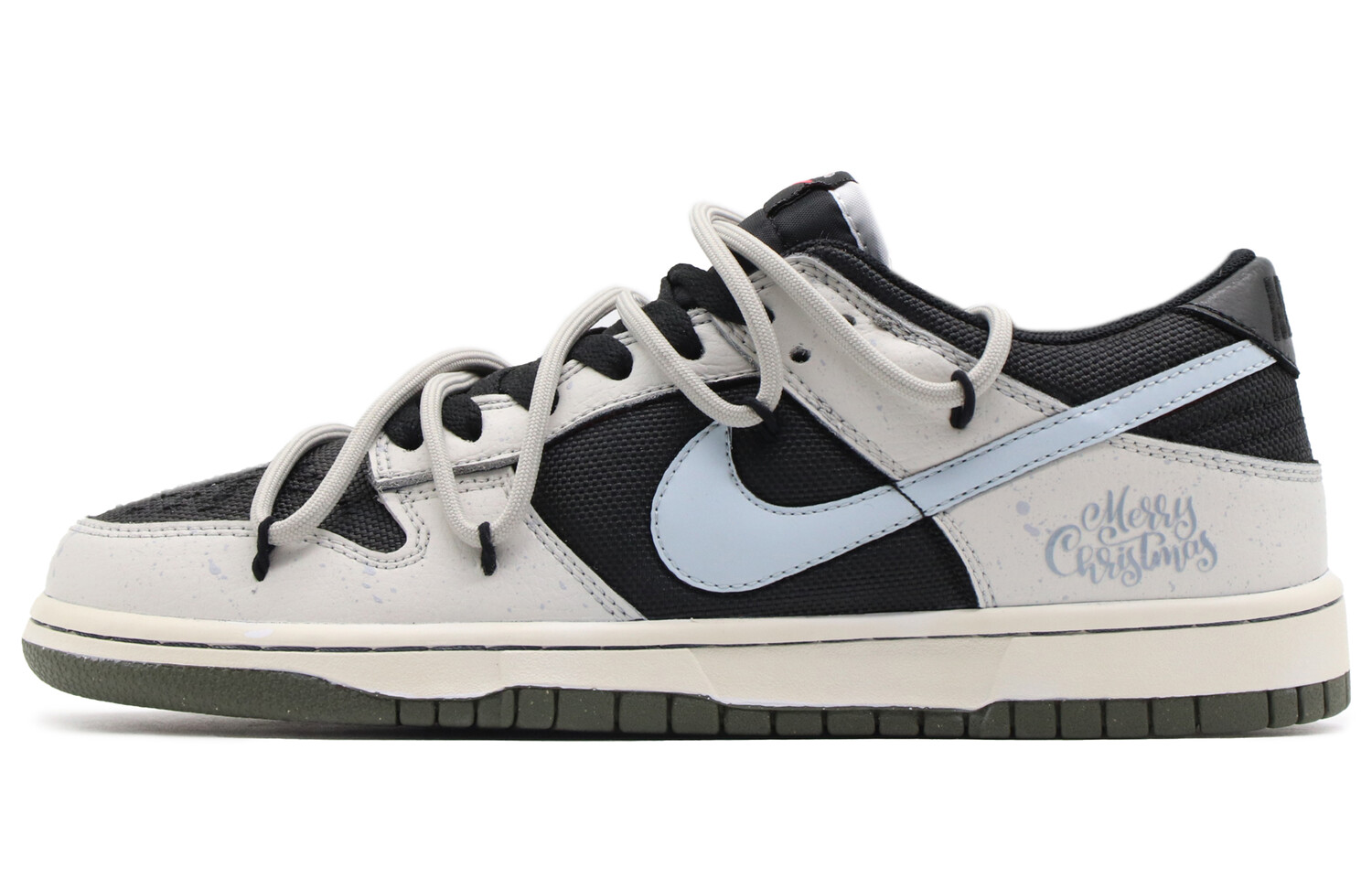 

Кроссовки Nike Dunk Skateboard Shoes Men Low-Top Black Blue/Gray