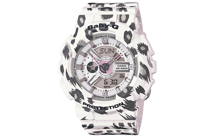 

CASIO Часы Women's BABY-G 46.3mm White Watch BA-110LP-7A