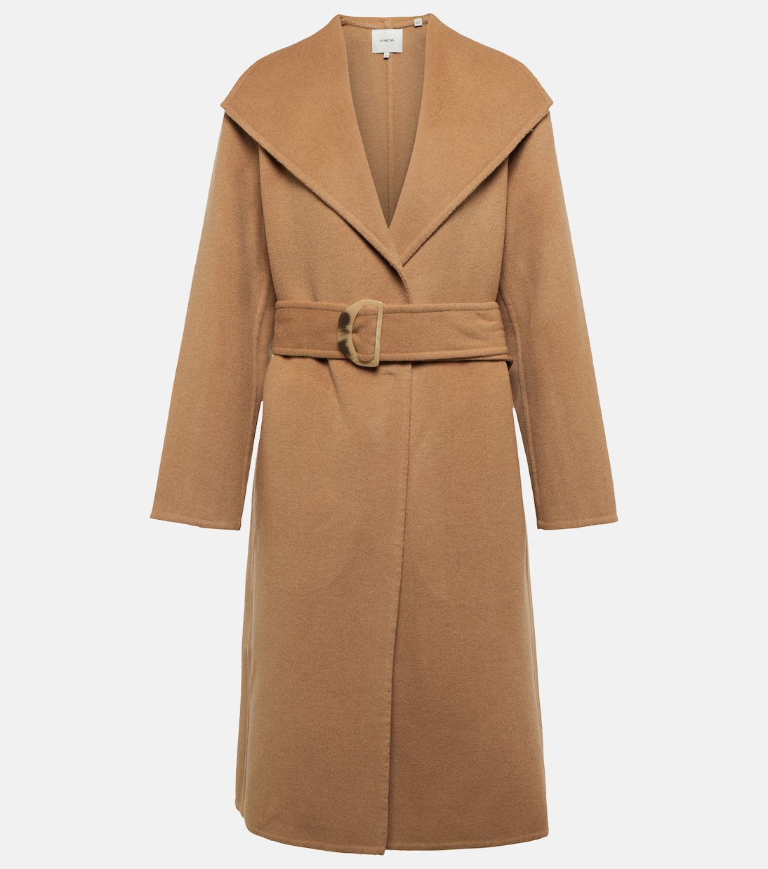 

Пальто из шерсти и кашемира Vince, Almond