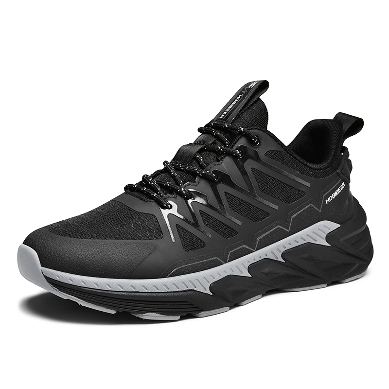 

Удобные нескользящие дышащие низкие повседневные кроссовки для улицы мужские HOBIBEAR, бежево-голубые