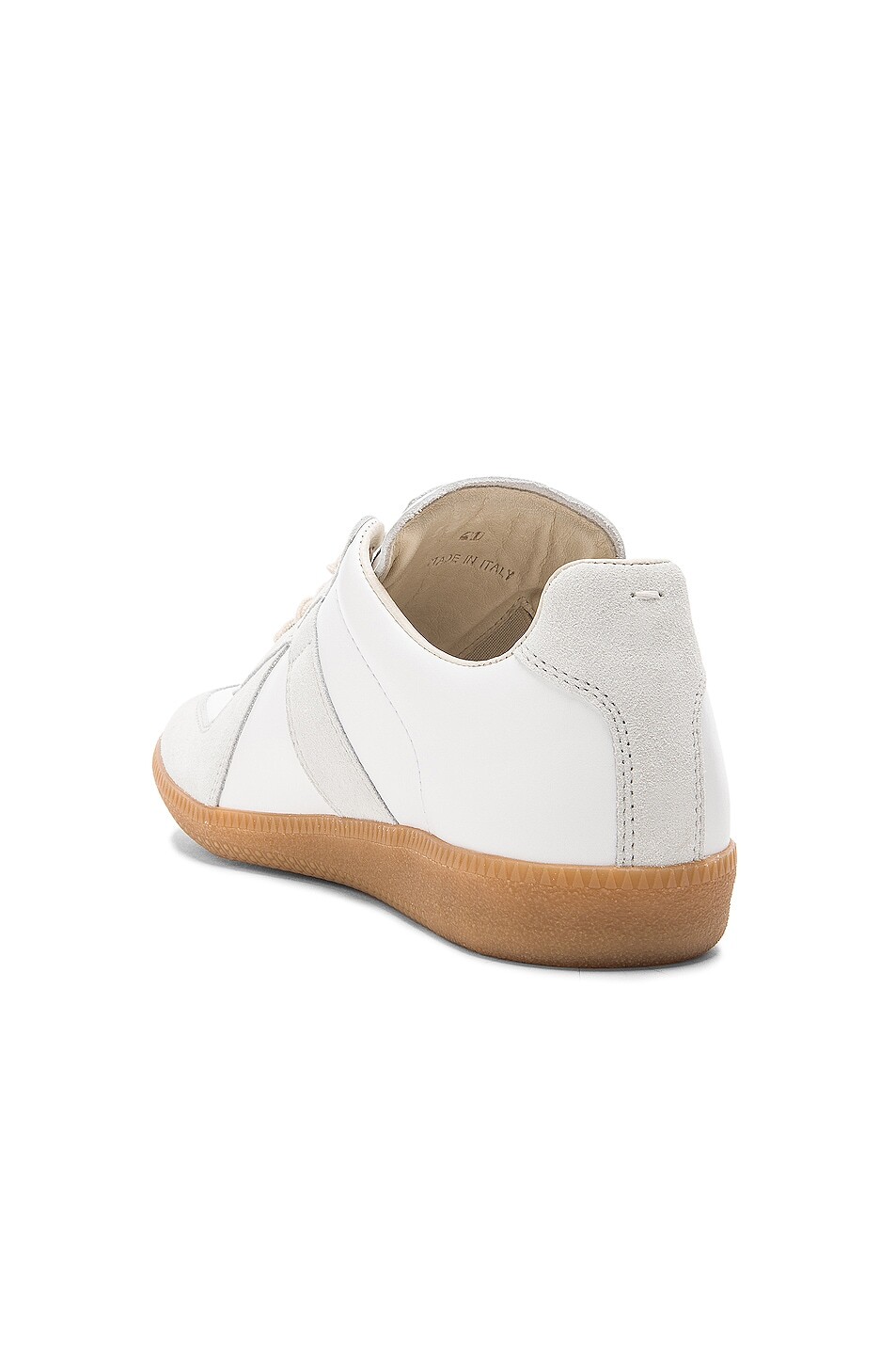 Кроссовки мужские Replica Calf & Lambskin Leather Sneakers Maison Margiela, белый — фото 3