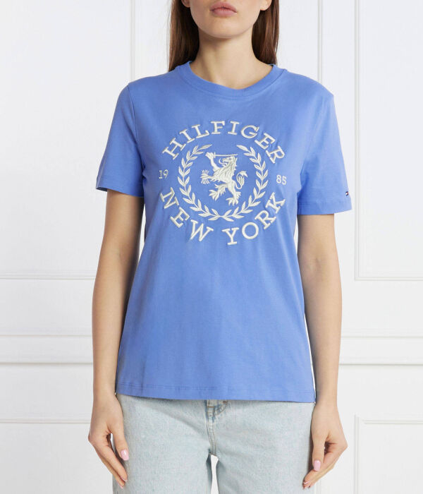 

Футболка reg crest c-nk tee ss Regular fit Tommy Hilfiger, синий