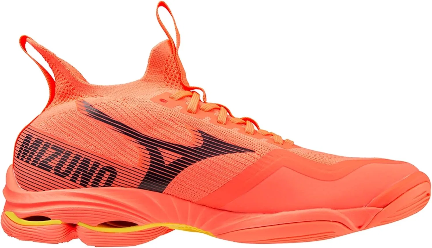 Волейбольные кроссовки Mizuno Unisex Wave Lightning Neo2, Neonflame Black Bolt 2 — фото 2