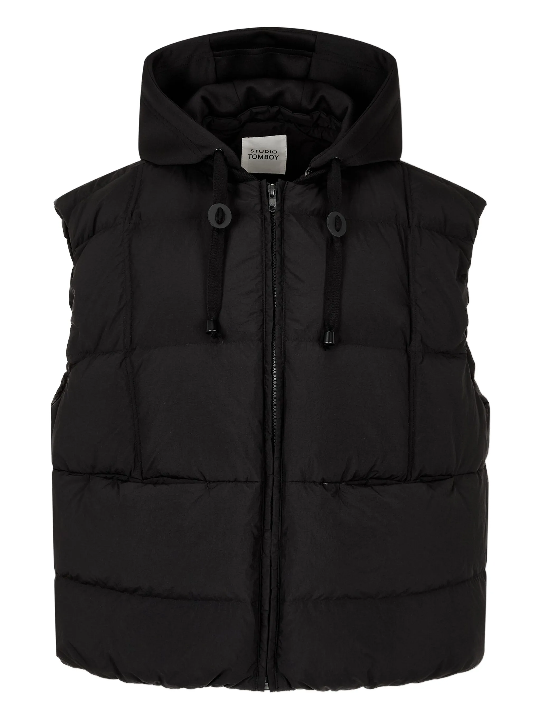 

Жилет на молнии Studio Tomboy, черный
