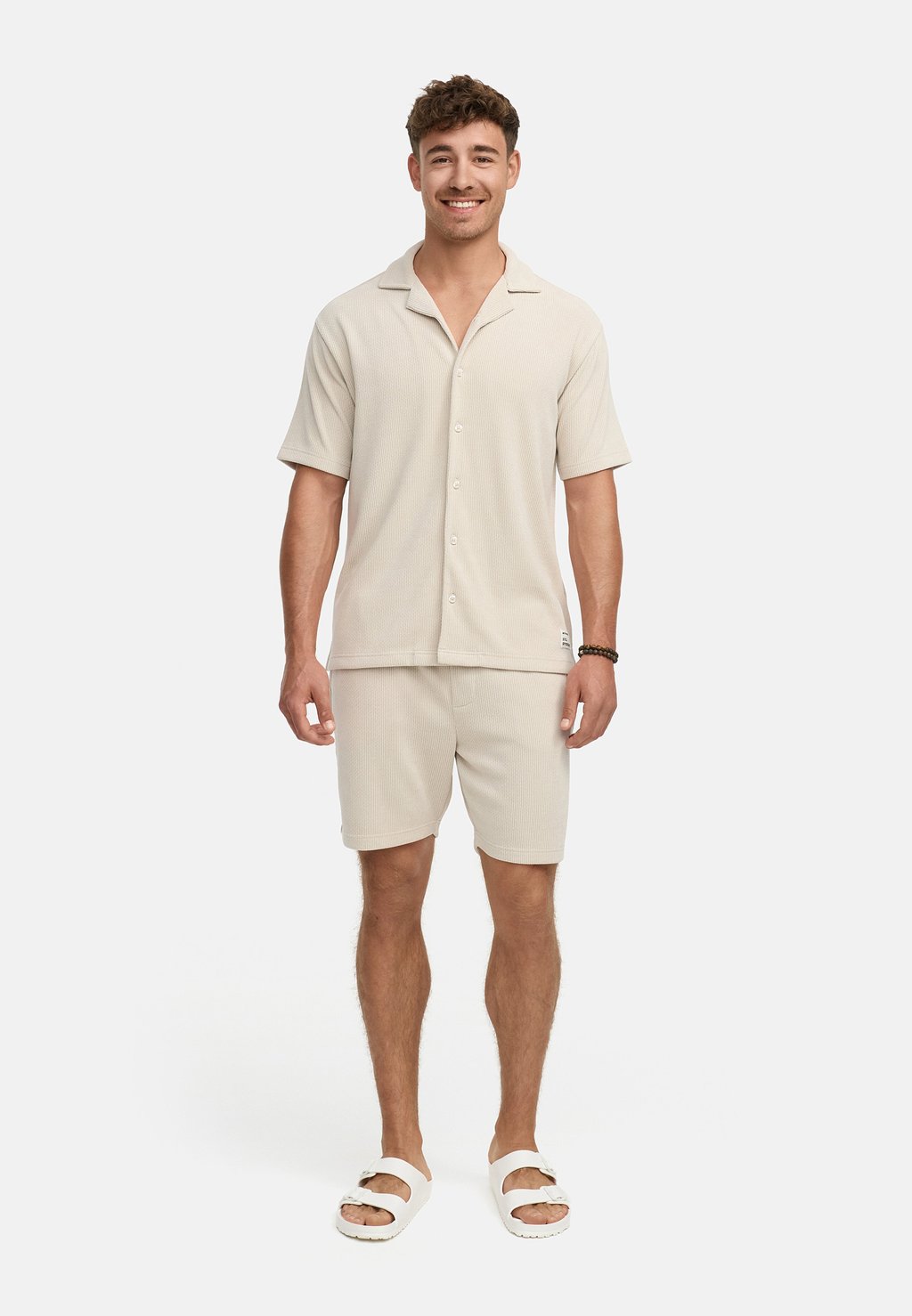 

Шорты SET ZANDRO - Shirt INDICODE JEANS, бежевый