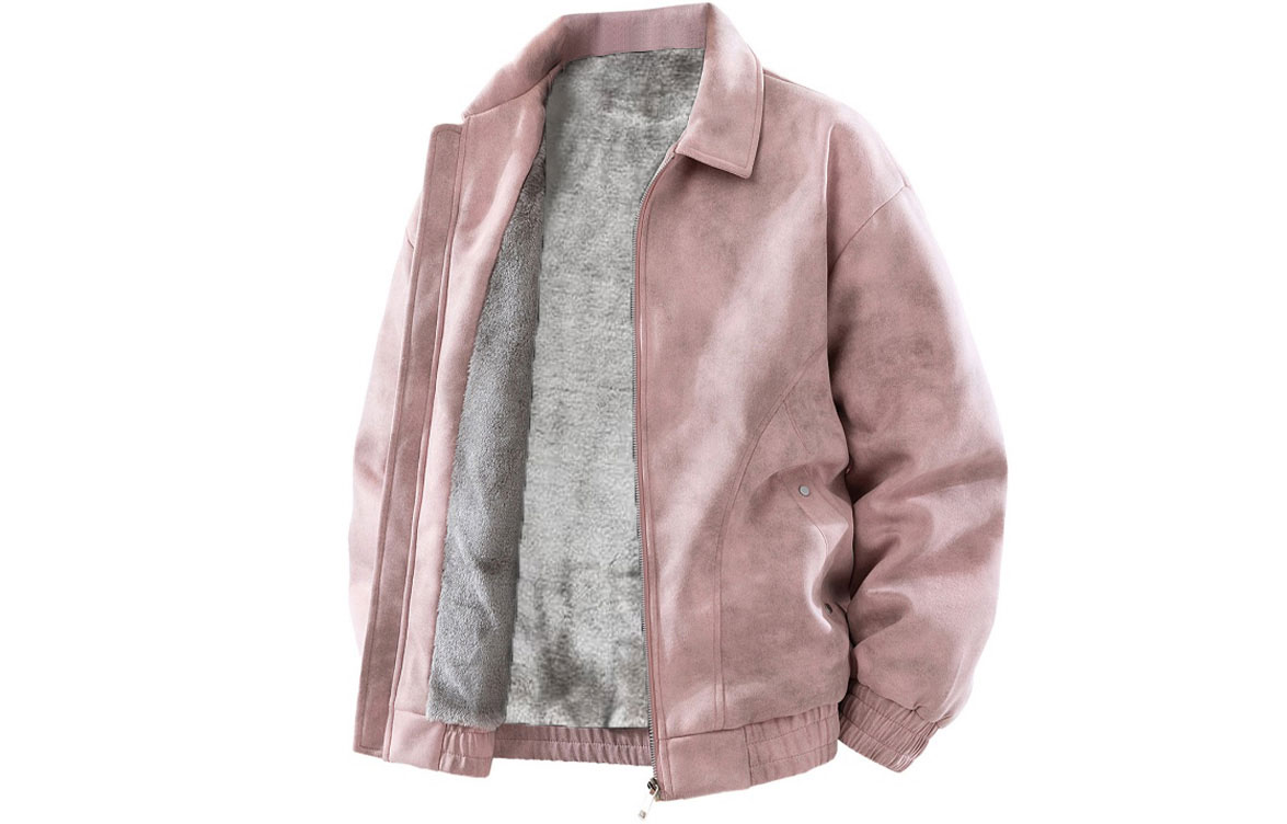 

Куртка Unisex Lapel Thickened ZIAREL, розовый[removable logo]