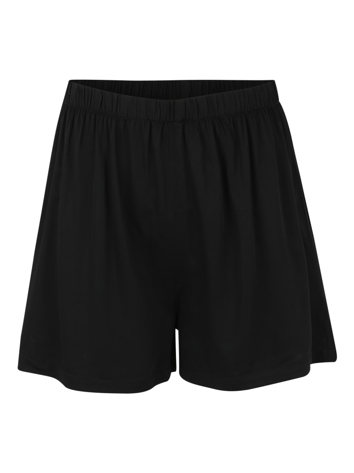 

Les Lunes Короткие пижамные штаны BLOOM Sleep Shorts, блестящие, черного цвета