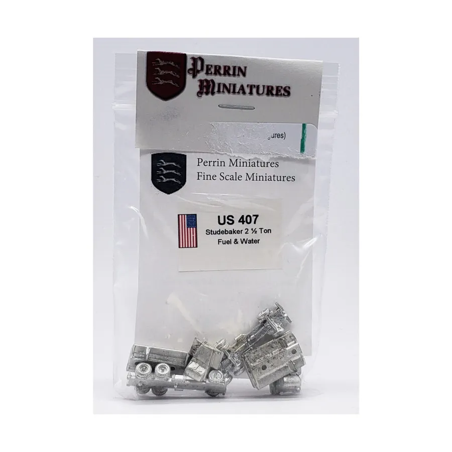 

Грузовик Studebaker 2 1/2 тонны Топливо и вода, WWII Miniatures - USA (10mm) (Perrin Miniatures)