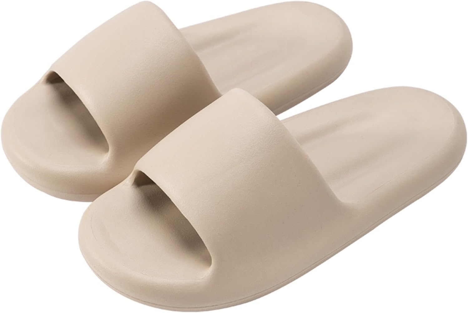 

POMN Eva Тапочки Облачные Бесшумные Нескользящие Eva Сандалии Милая Ванная Комнатная Обувь Домашние Тапочки для Женщин и Мужчин, Coffee