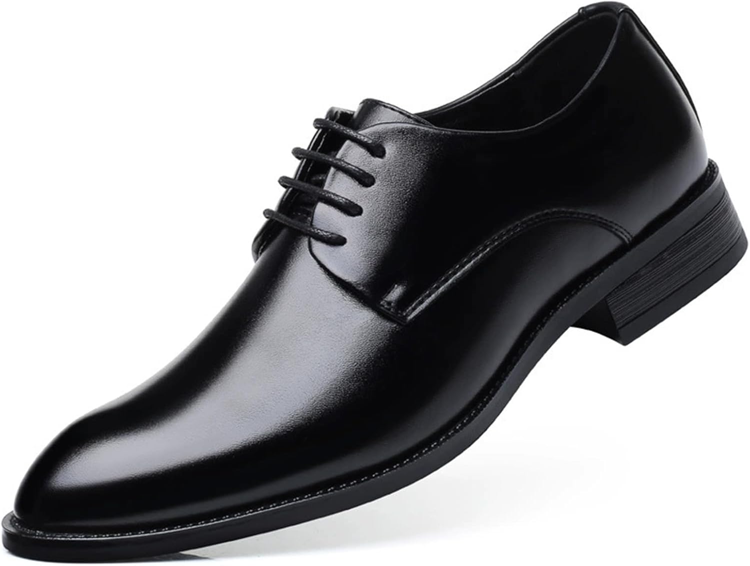 

Мужские классические туфли KYOESCAI на шнуровке, оксфорды, удобные формальные дерби, деловые туфли для мужчин, черный