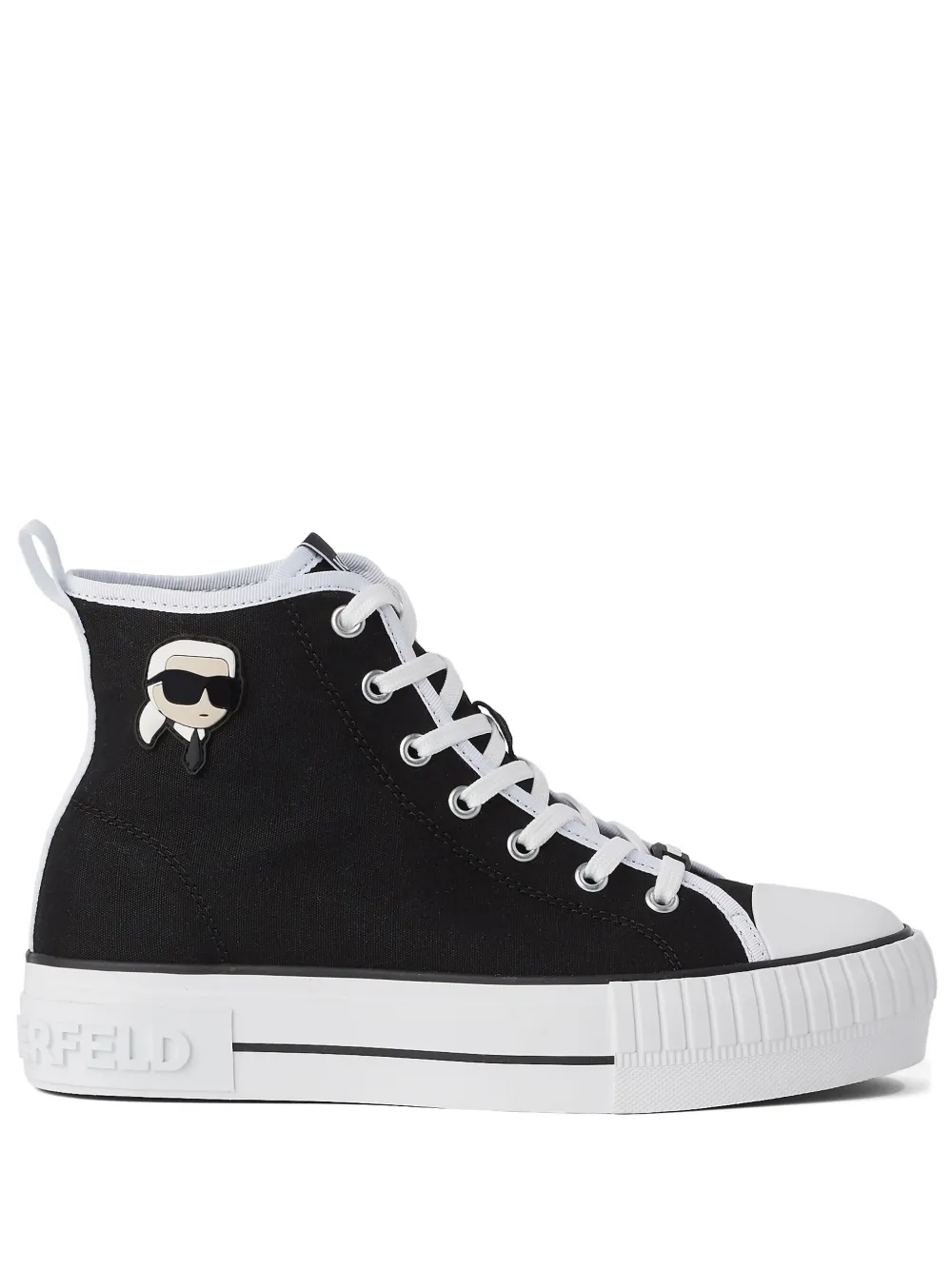Высокие кеды Ikon Kampus Max NFT KARL LAGERFELD, черный
