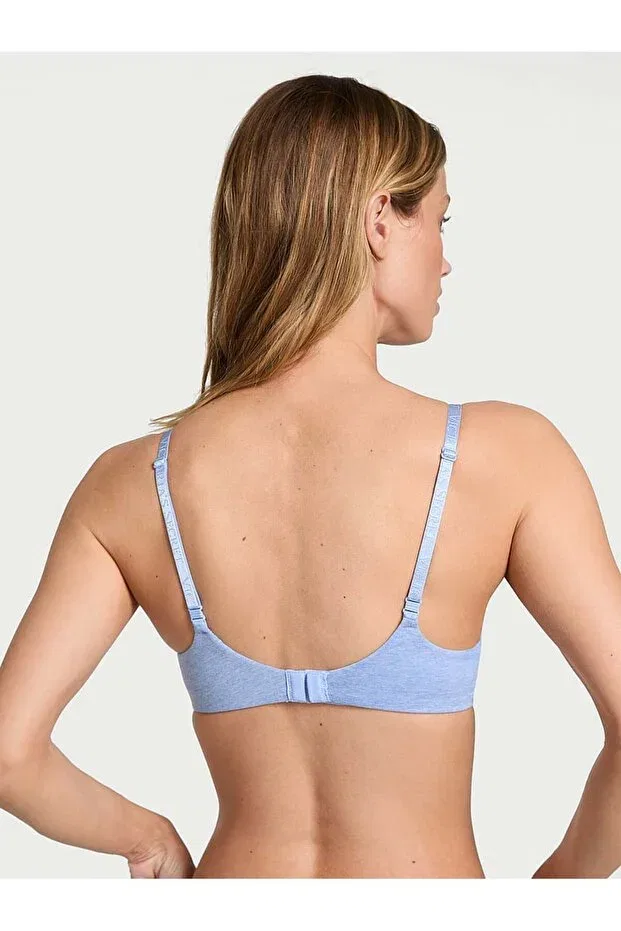 Женский бюстгальтер хлопковый Victoria'S Secret, Blue — фото 2