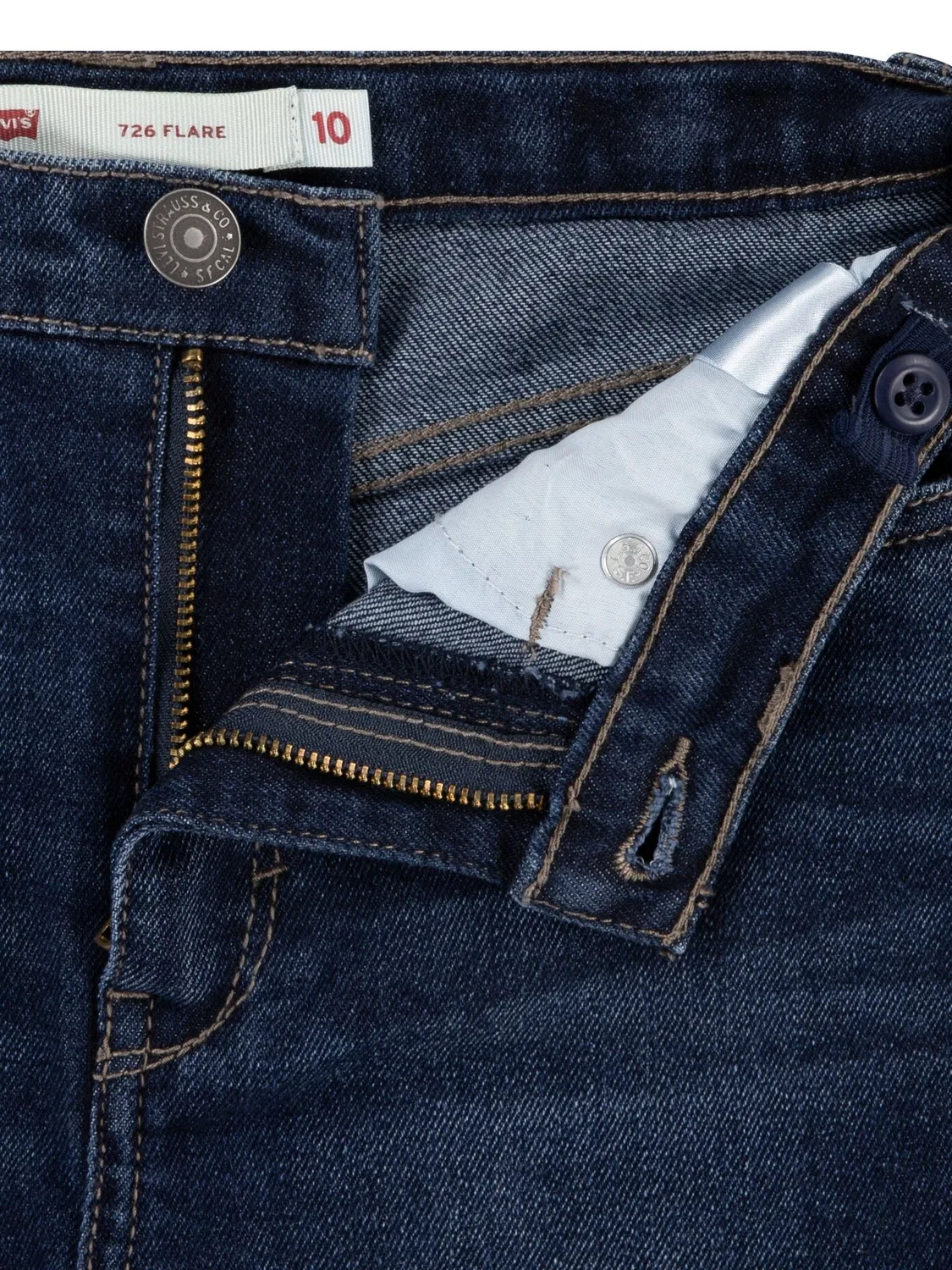 Джинсы клеш Levi's 726 High Rise Flare, синие — фото 3