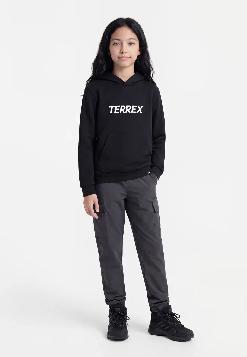 Худи с логотипом, унисекс - худи Adidas Terrex, Black