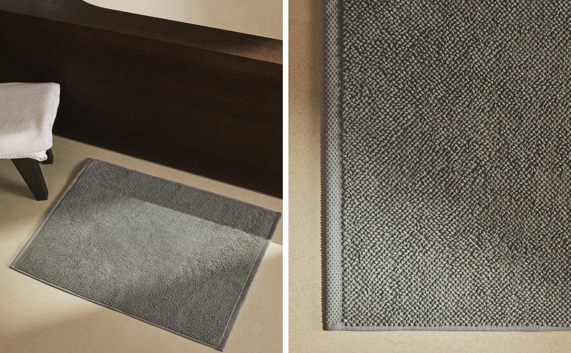 

Простой коврик для ванной Zara Home, синий