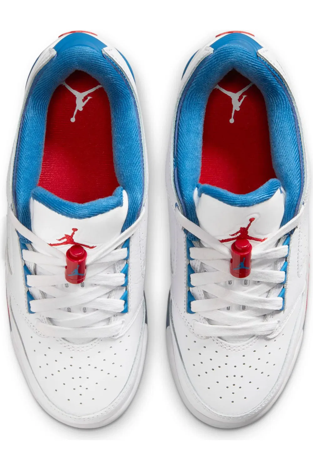 Детские кроссовки баскетбольные низкие Sixty Plus Jordan, White/Varsity Red/Blue — фото 3