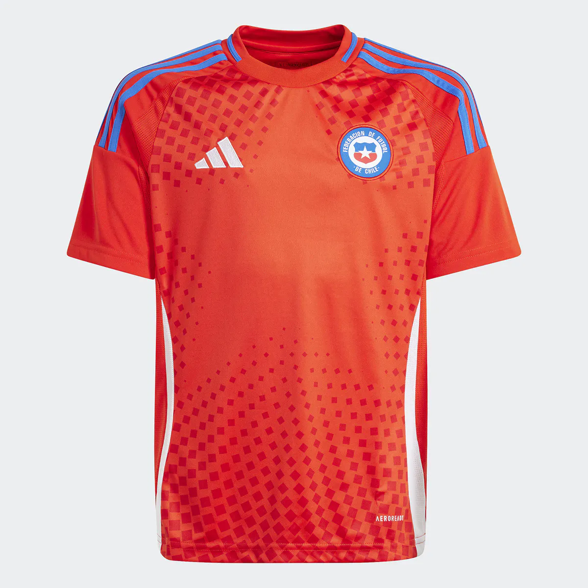 

Детский 1-й комплект Чили 2024 Adidas футболка, красный