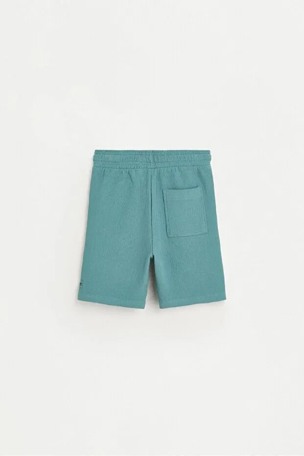Детские шорты для мальчиков из оттомана Ottoman bermuda Lefties, Pale Green — фото 3