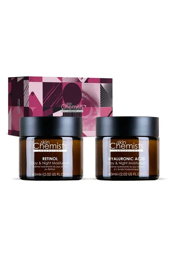 Набор увлажняющих кремов с ретинолом и гиалуроновой кислотой 120 мл Skin Chemists brown